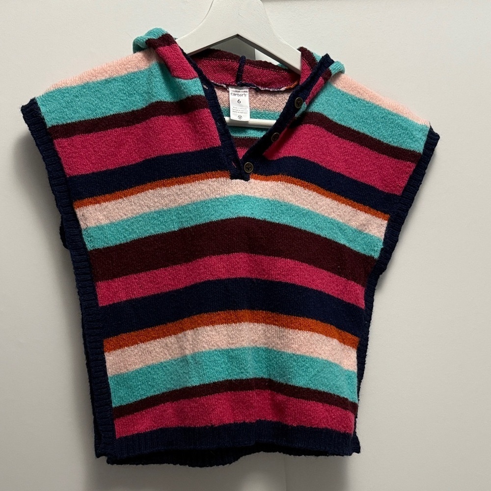 Carter’s girls hooded poncho